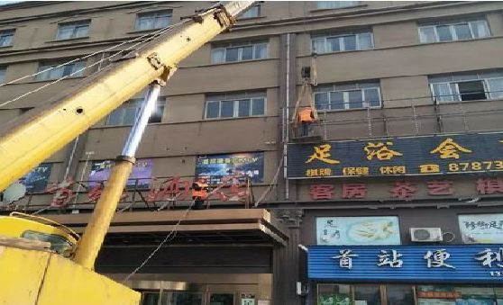 凤台安装较高的门店招牌有什么好的方法？